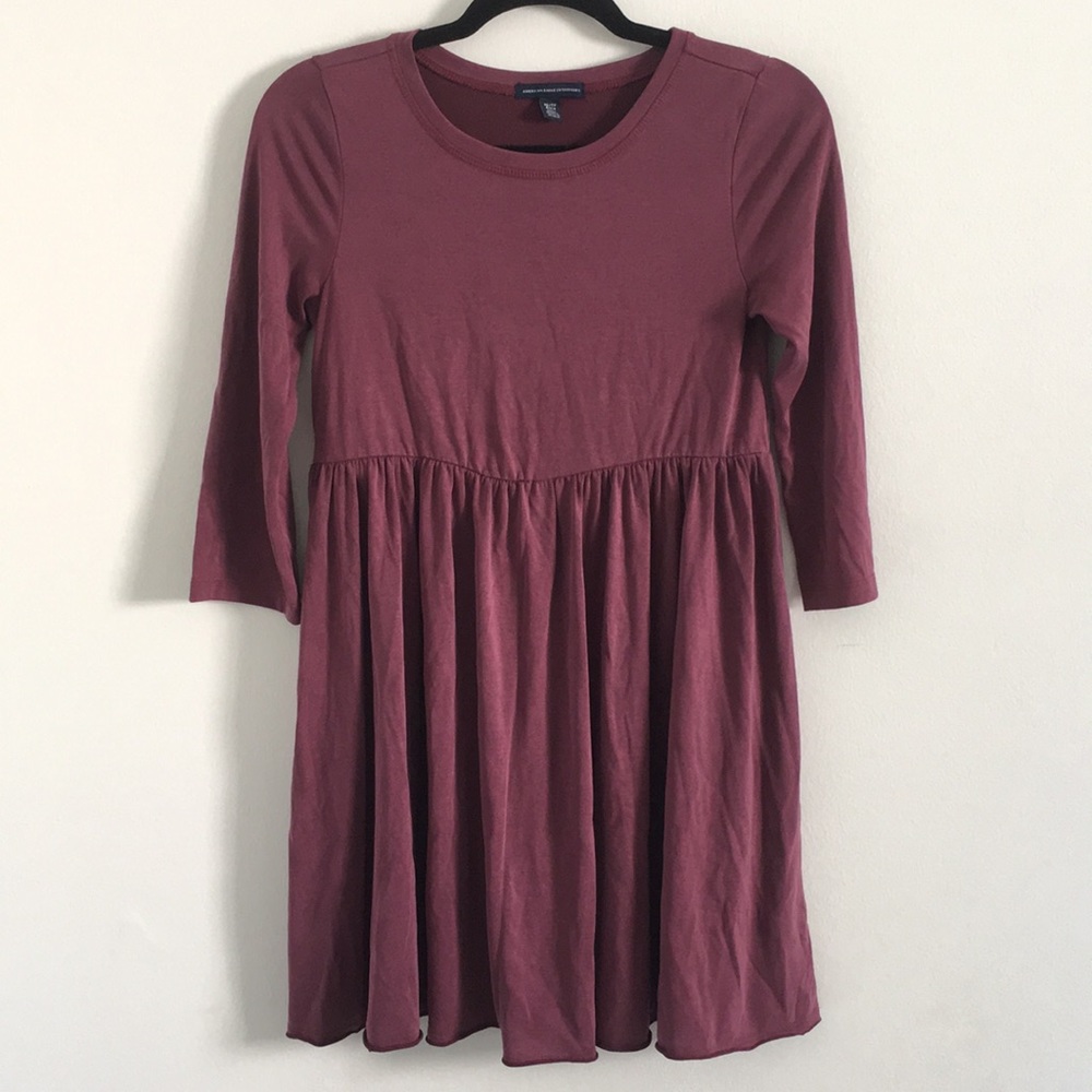 American Eagle Outfitters Mauve/Burgundy Dress